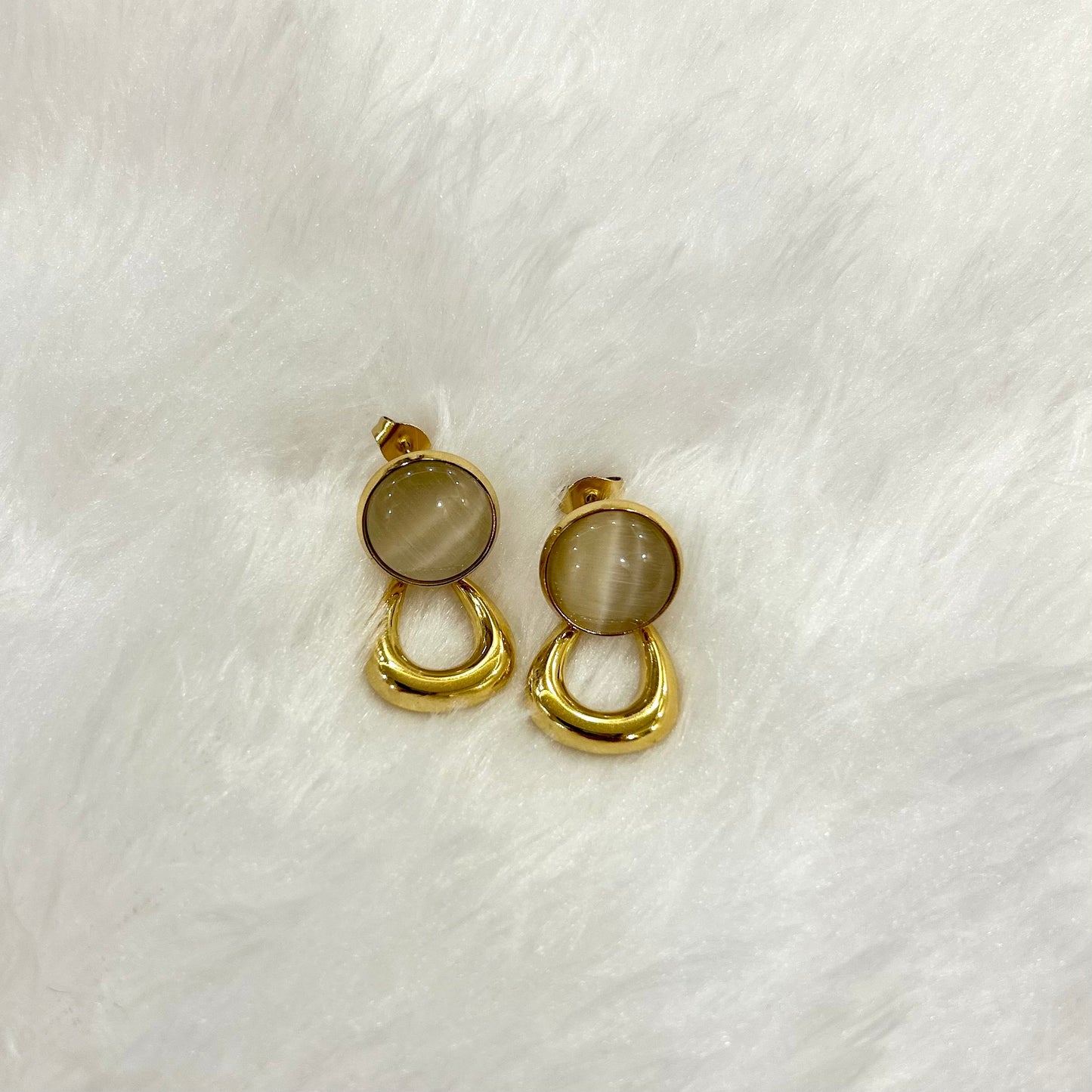 Moon Drop Hoops