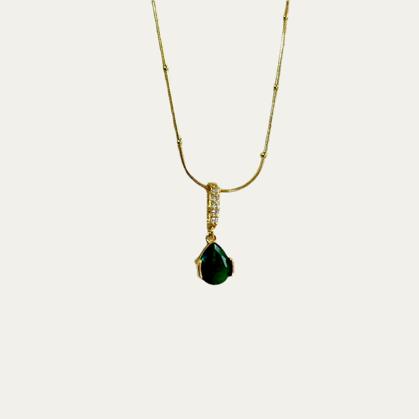 Emerald Stone Necklace