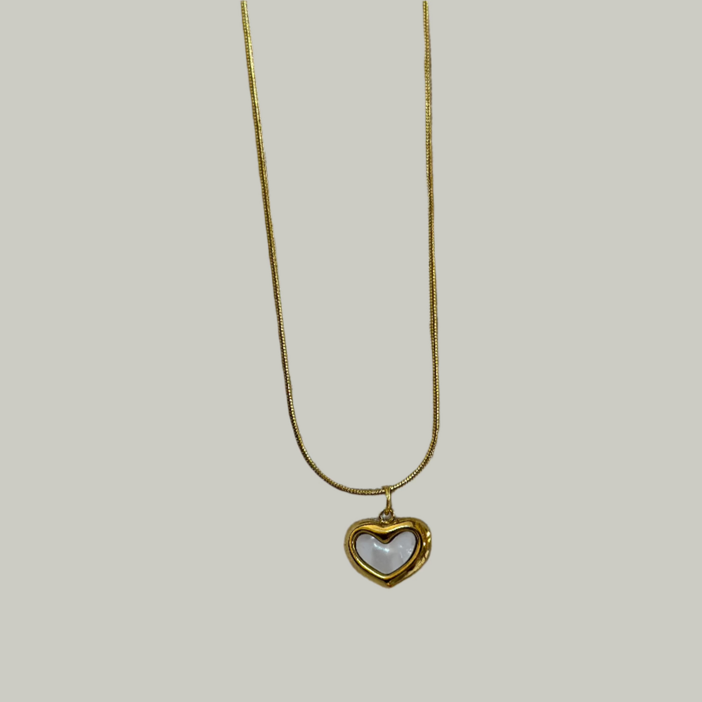 White Hearts Necklace