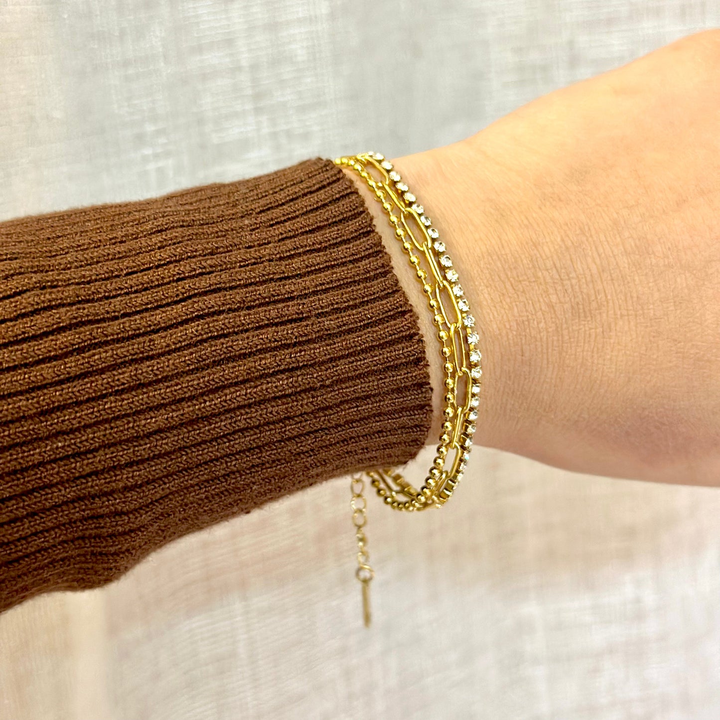 Three-Layered Como Bracelet