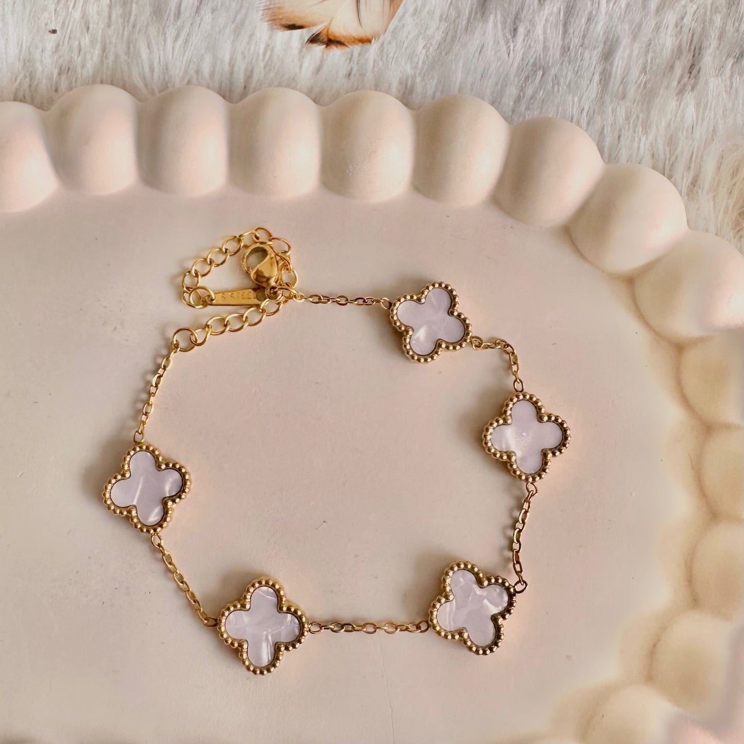 White Clover Bracelet