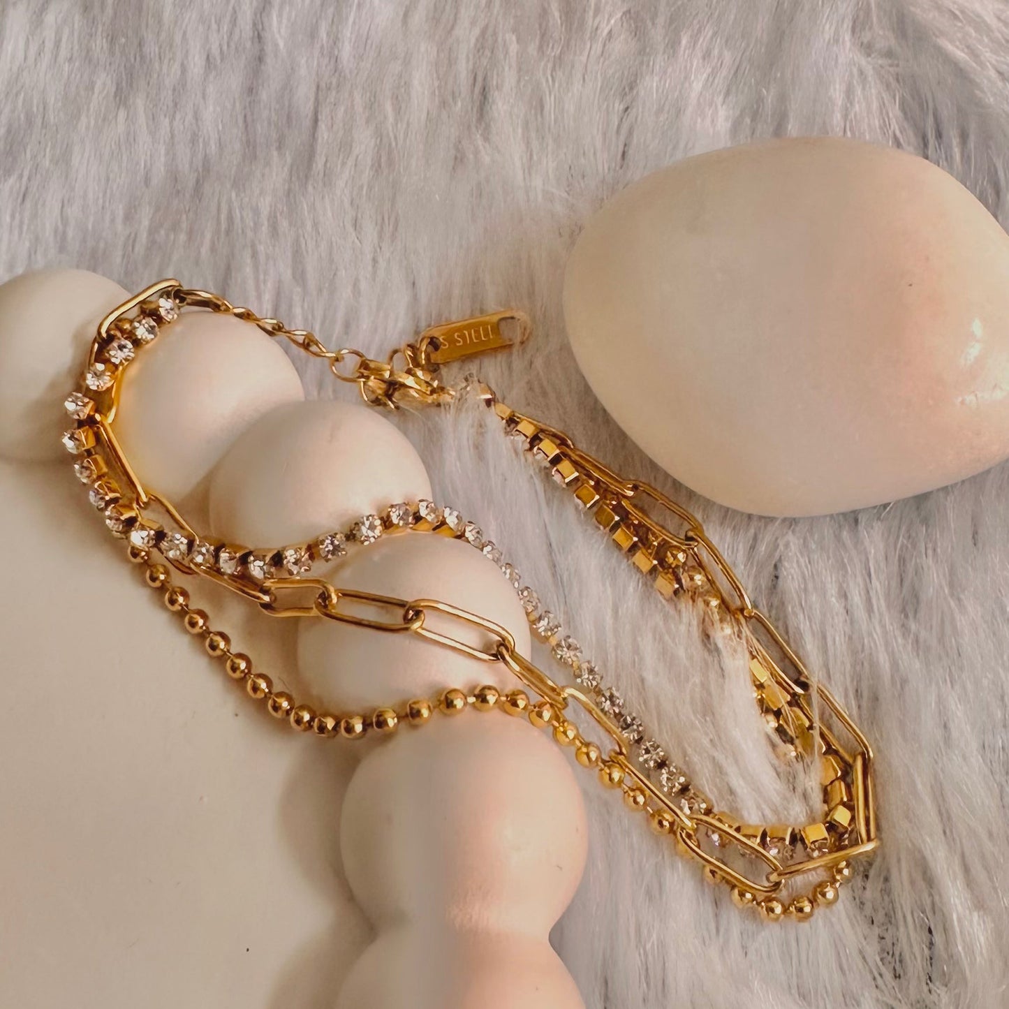 Three-Layered Como Bracelet