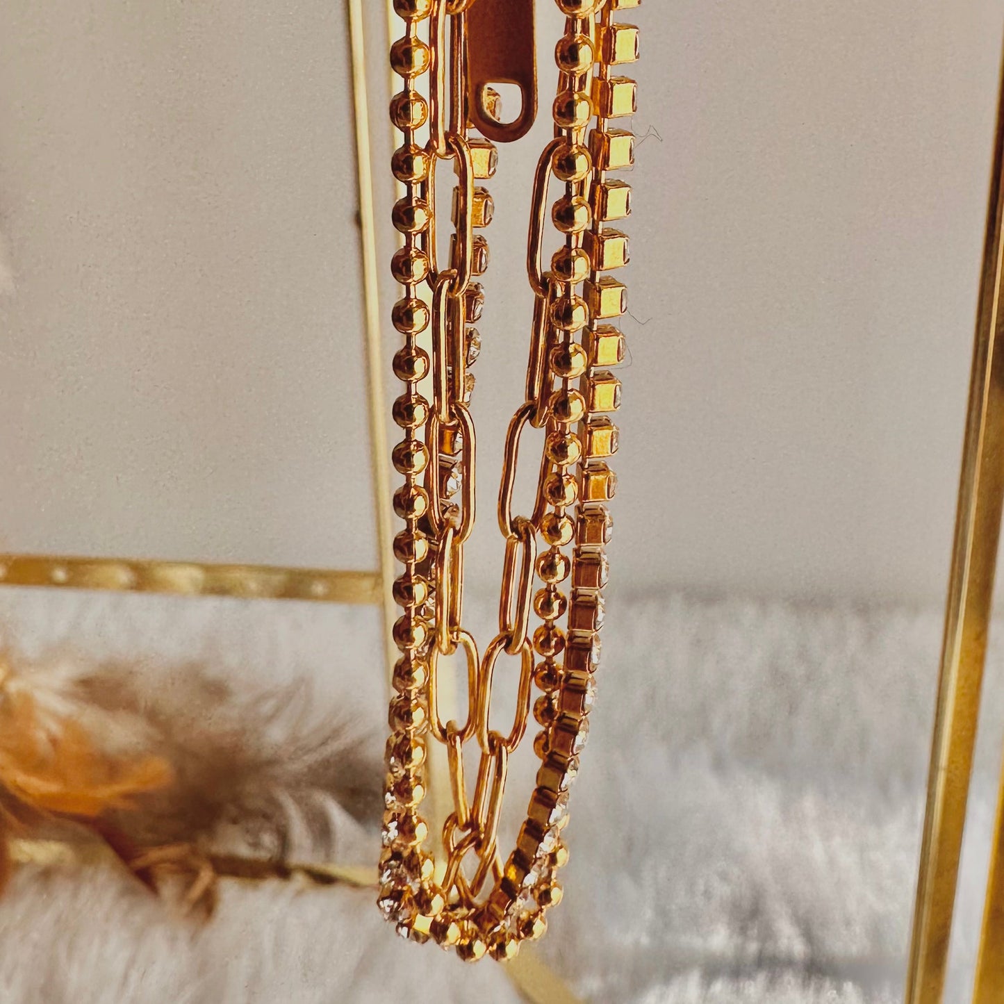 Three-Layered Como Bracelet