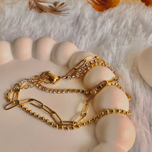 Three-Layered Como Bracelet