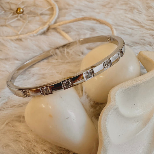 Round Silver Bracelet