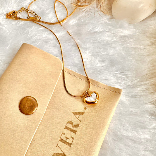 White Hearts Necklace