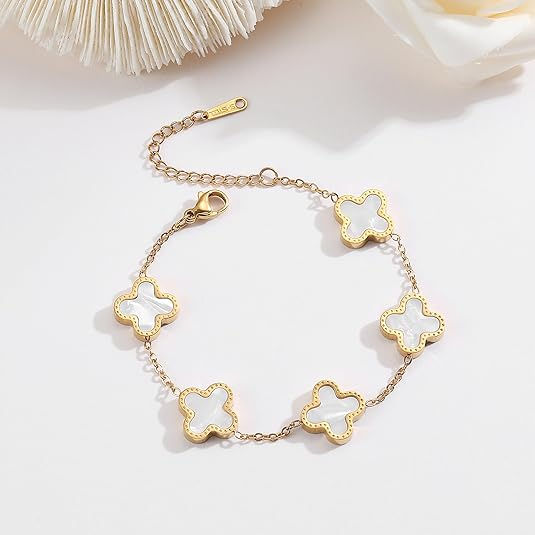 White Clover Bracelet