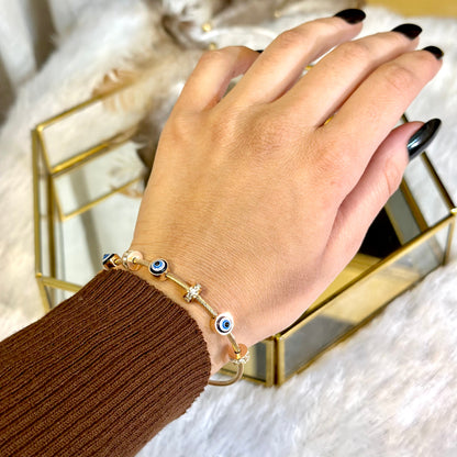 Evil Eye Round Bracelet