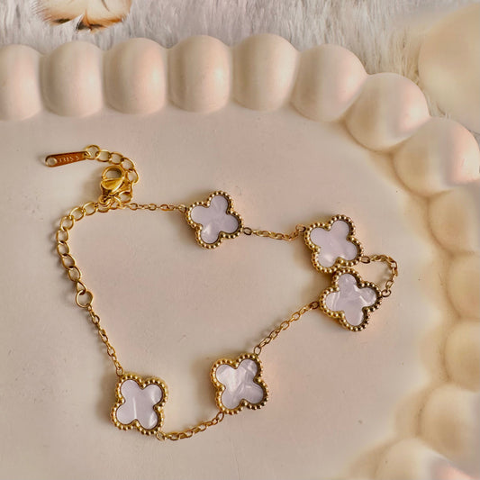 White Clover Bracelet
