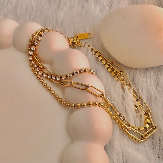 Three-Layered Como Bracelet