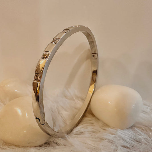 Round Silver Bracelet
