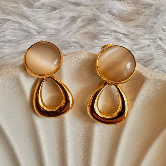 Moon Drop Hoops