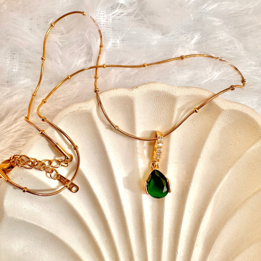 Emerald Stone Necklace
