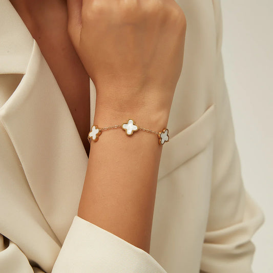 White Clover Bracelet